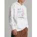 Mens Sakuras Poster Letter Printed Long Sleeve Hoodies