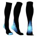 Knee High Stocking Sport Football Socks Leg Support Stretch Compression Socks Active School Team Socks