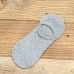 5 Pairs Men Women Cotton Socks No  show Low Cut Socks Silicone Anti  slip Boys Girls Boat Socks